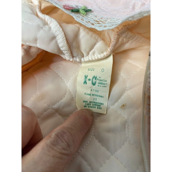 Vintage, Infant Swaddle Sleep Sack, Pink, Size 0-3 Months, Satin , Isaacson C - Picture 16 of 16